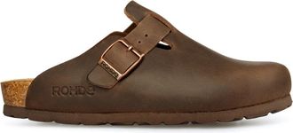 Rohde Alba Clogs - Dames - Slip ons - Bruin - 35 EU - Leer - Schoenen