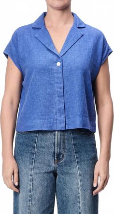 Dear John Denim Cruz Button Down Shirt In Blue