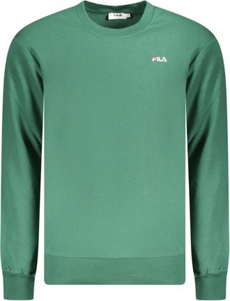 Fila Leverano Regular Crew Sweat - Heren - Sweatshirts - Groen - S - Katoen - Hoodies & sweatvesten