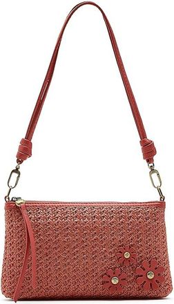 Hobo Darcy Crossbody Womens Handbags Wild Rose Woven Straw, Leather