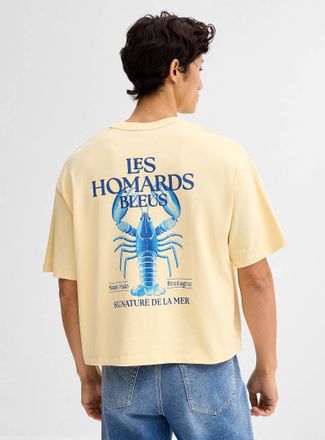 Le 31 Mens Summer destination T-shirt Oversized fit