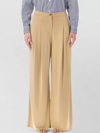 Ralph Lauren wide leg high rise tailored trousers