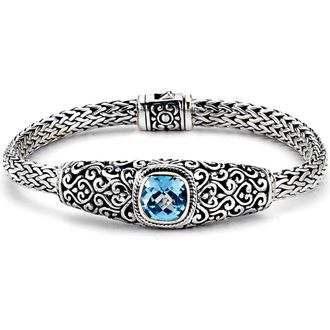 Samuel B. Green Amethyst Bracelet in Blue at Nordstrom Rack