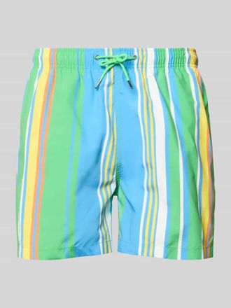 Mc Neal Badehose im Allover-Look mit elastischem Bund in Apfel, Gr&ouml;&szlig;e XXL