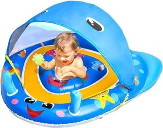OEM Flotador De Playa Para Beb&eacute; Con Parasol Upf50+ Y Asiento De Seguridad Ajustable, De 6 A 24 Meses - Ulisem