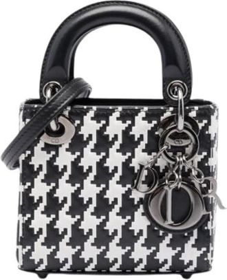 Dior Pre-owned Lady Dior - Dames - Vintage Handtas - Veelkleurig - ONE Size - Leer - Vintage