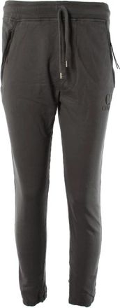 C.P. Company Light Fleece Logo Trainingsbroeken - Heren - Sweatpants - Grijs - M - Katoen - Broeken