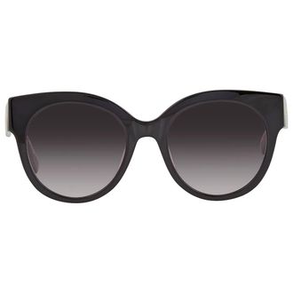 Longchamp Grey Gradient Round Ladies Sunglasses LO673S 001 53