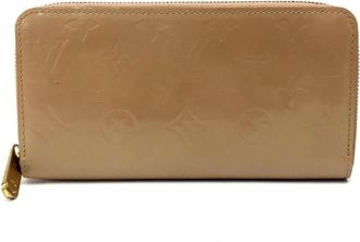 Louis Vuitton Vernis Beige Noisette Monogram Vernis Long Wallet (Bi-Fold) (Pre-Owned)
