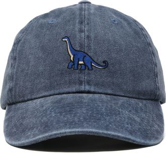 Dalix Brachiosaurus Dad Cap in Washed Navy Blue at Nordstrom