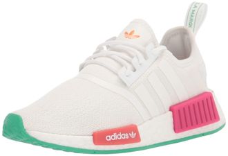 adidas Originals Womens NMD_r1 Sneaker, White/Green/Real Magenta, 6.5 UK