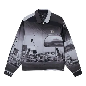 St&uuml;ssy Hopper Jacket Black 115648