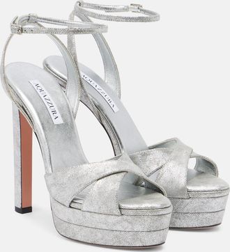 Aquazzura Divine 130 platform sandals