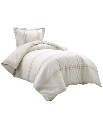 Lush D&eacute;cor 2Pc Farmhouse Back-To-Campus Duvet Cover Set