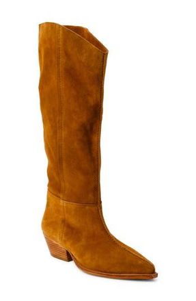 Free People Sway Knee High Boot in Burnt Caramel Suede at Nordstrom Rack, Size 7.5Us / 37.5Eu