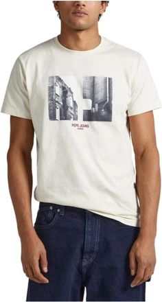 Pepe Jeans London Uomo, Top, Beige, M, new
