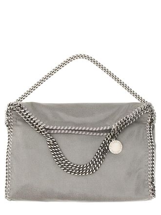 Stella McCartney Womens Tote Bag Falabella Fold Over Grey Shoulder
