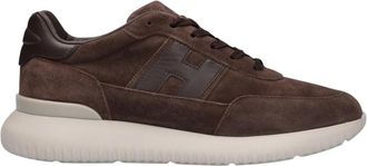 Hogan Interactive&sup3; - Heren - Sneakers - Bruin - 42 EU - Leer - Schoenen