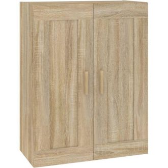 vidaXL Armario De Pared Madera Ingenier&iacute;a Roble Sonoma 69,5x32,5x90 Cm Vidaxl