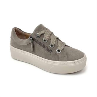 Aetrex Womens Aubrey Sneaker In Taupe