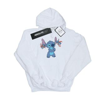 Disney Heren Lilo en Stitch Kleine Duivels Hoodie (Wit)