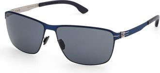 Ic! Berlin IC0213 Oli the 2nd 92A Mens Sunglasses Blue Size 61