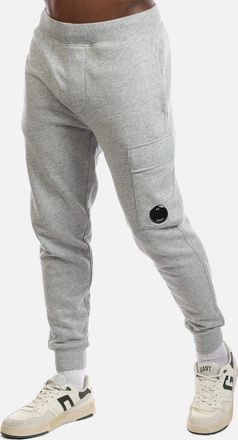 C.P. Company Mens Diagonal Raised Fleece Lens Cargo Sweatpants - Grey - Size: 37/36/32