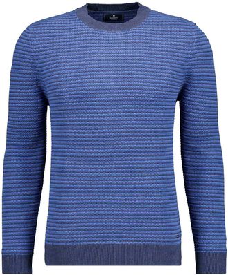 Ragman Rundhalspullover RAGMAN, Herren, Gr. 52, marineblau, 100% Baumwolle, Rundhals, Pullover Rundhalspullover