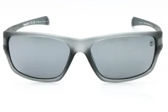 Timberland TB00017 Polarized Rectangular Sunglasses - Gray
