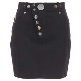 Alexander Wang Wool Snap Buttons Skirt