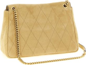 Tory Burch Womens Beige Calfskin Shoulder Bag