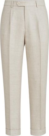 Brunello Cucinelli Trousers with pleats in Sand at Nordstrom, Size 58 It