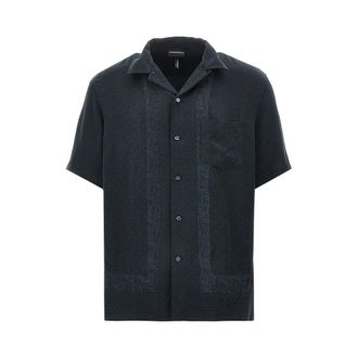 Emporio Armani Jacquard Paisley fabric shirt Man XL