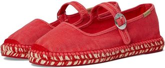 Free People Oasis Mary Jane Espadrill Womens Shoes Washed Salsa : EU 41 (US Womens 11) M