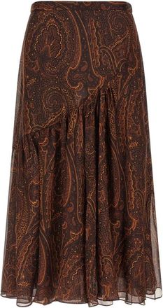 Etro Rokken - Dames - Midirokken - Veelkleurig - XS - Rokken