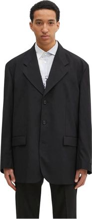 Maison Margiela Blazer de Lana - Jackets - Hombre - Negro - M