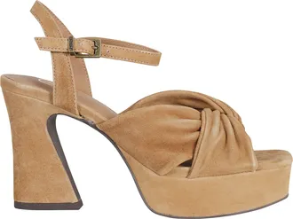 Ash Brown Opus Strapped Suede Sandals