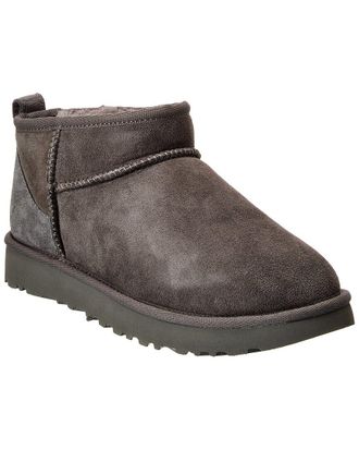 UGG Ugg Classic Ultra Mini Suede & Shearling Boot