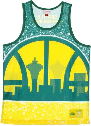 Mitchell & Ness Seattle Supersonics Basketball Tank Top - Heren - Fitness - Veelkleurig - XL - Polyester - Fitness