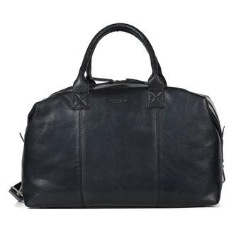 Howard London Lennon Weekend Bag - Heren - Weekendtassen - Zwart - ONE Size - Leer - Tassen