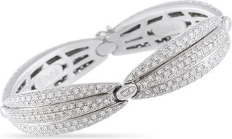 Damiani 18K White Gold 8.0ct Diamond Bracelet DM02-090226