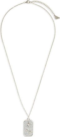Sterling Forever Pav9 Cubic Zirconia North Star Pendant Necklace in Silver at Nordstrom