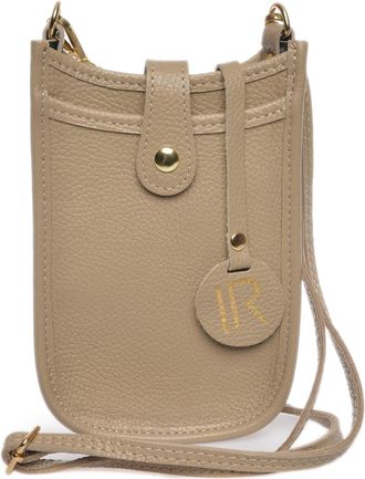 Isabella Rhea Beige Rundleer Tas