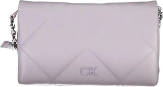 Calvin Klein Schoudertas met verstelbare riem - Dames - Schoudertassen - Paars - ONE Size - Polyester - Tassen