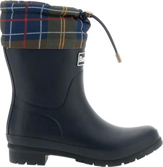 Barbour Mowbray Mid Welly - Dames - Regenlaarzen - Blauw - 40 EU - Leer - Schoenen