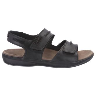 Mephisto Mephisto Sagun Nubuck Mens Hook and loop Sandals - Black - Size:UK 10.5