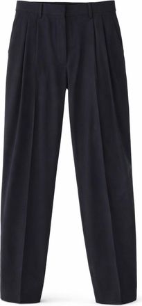 Fabiana Filippi Neutral Tailored Straight-Leg Wool-Blend Pants
