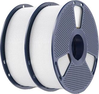 OEM Filamento 3d, Material Abs, Compatible Con Impresoras Fdm, Blanco, 2 Kg