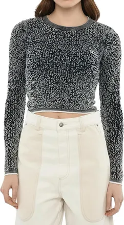 Diesel Black Ombre Crew Neck Top