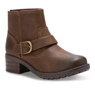 Eastland Peyton Boots Womens Brown Block Heel Ankle Bootie RHS8439
